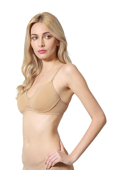 Van Heusen Women’s Cotton Shaper Bra – Wireless, Non-Padded, Full Coverage with Anti-Bacterial Moulded Cups